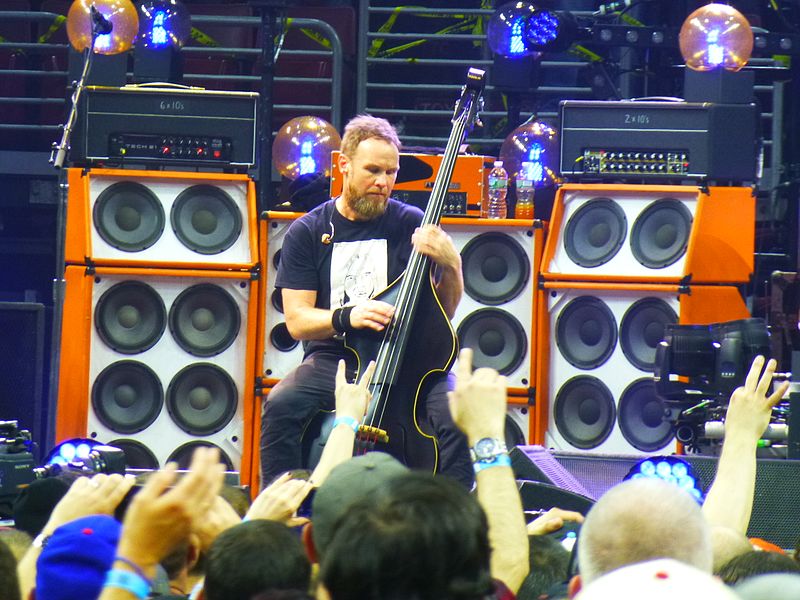 Pearl Jam preforming in Philadelphia in 2016. Picture taken by Wikipedia user Lugnuts, under CC-BY-SA-4.0 license